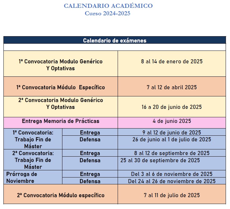 calendario academico E maes 2024 2025