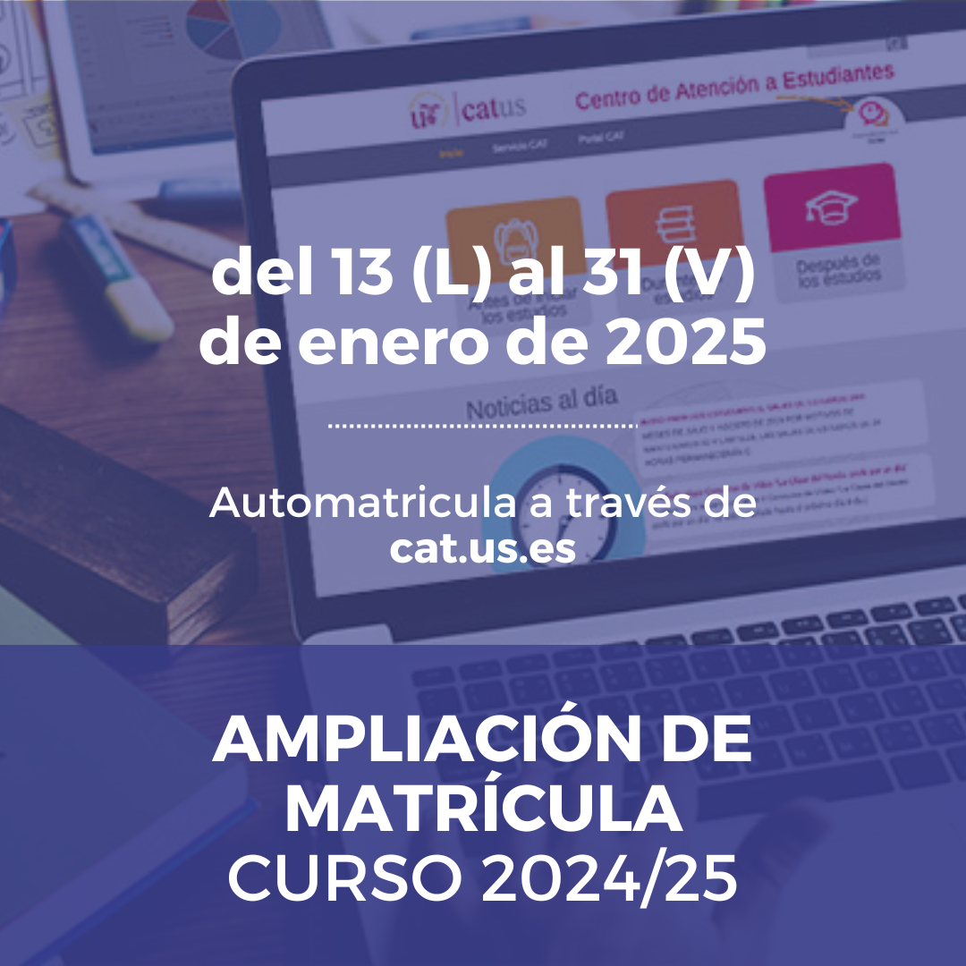 Ampliación Matrícula, Curso 2024/2025