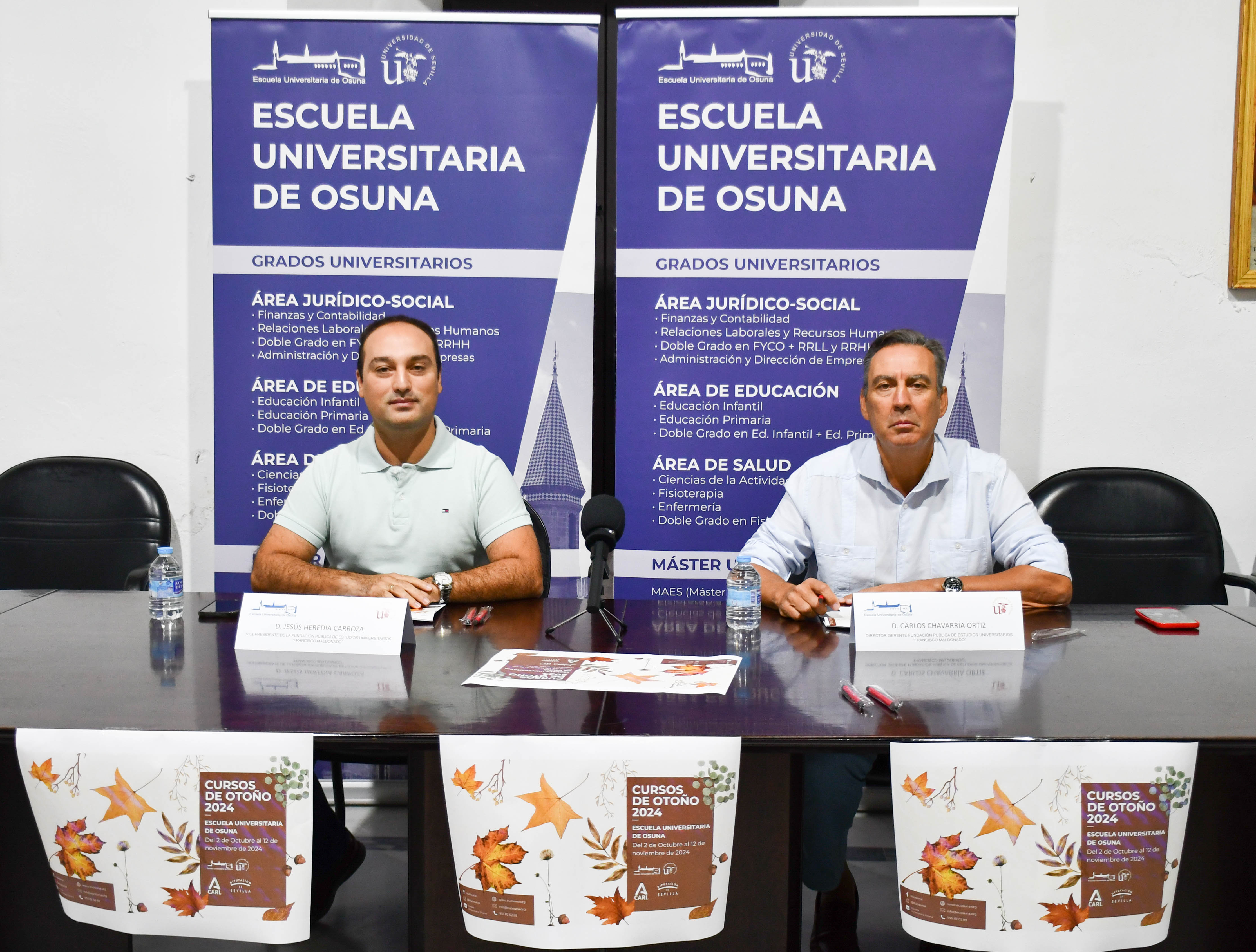 NOTA DE PRENSA | Presentación de la XXI Edición de los Cursos de Otoño 2024 de la Escuela Universitaria de Osuna