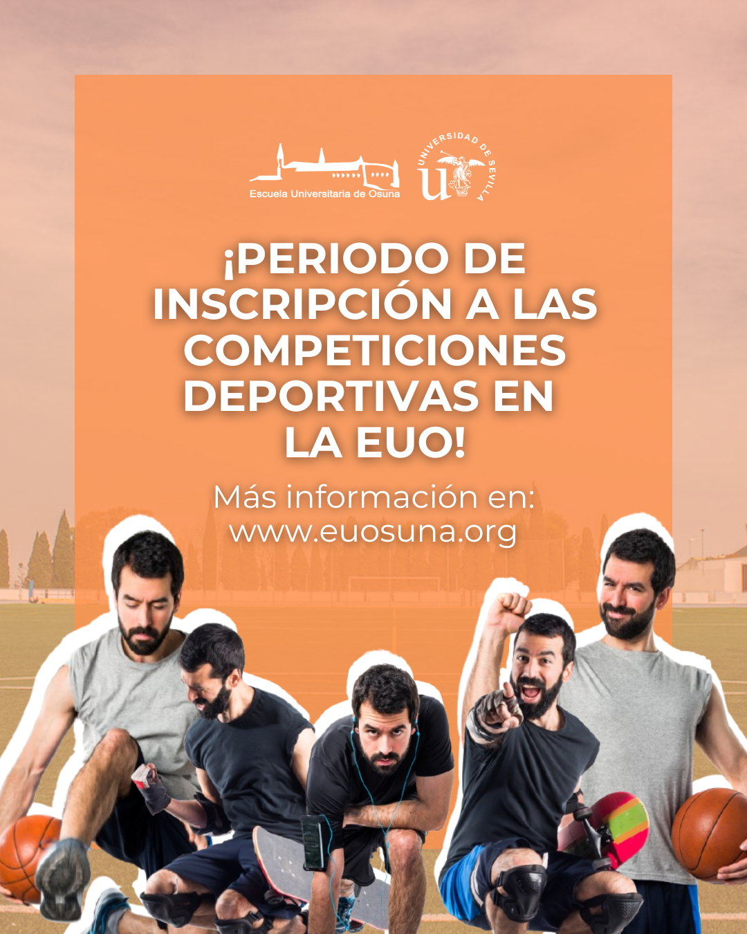 Periodo de Inscripción a las Competiciones Deportivas EUO 2025