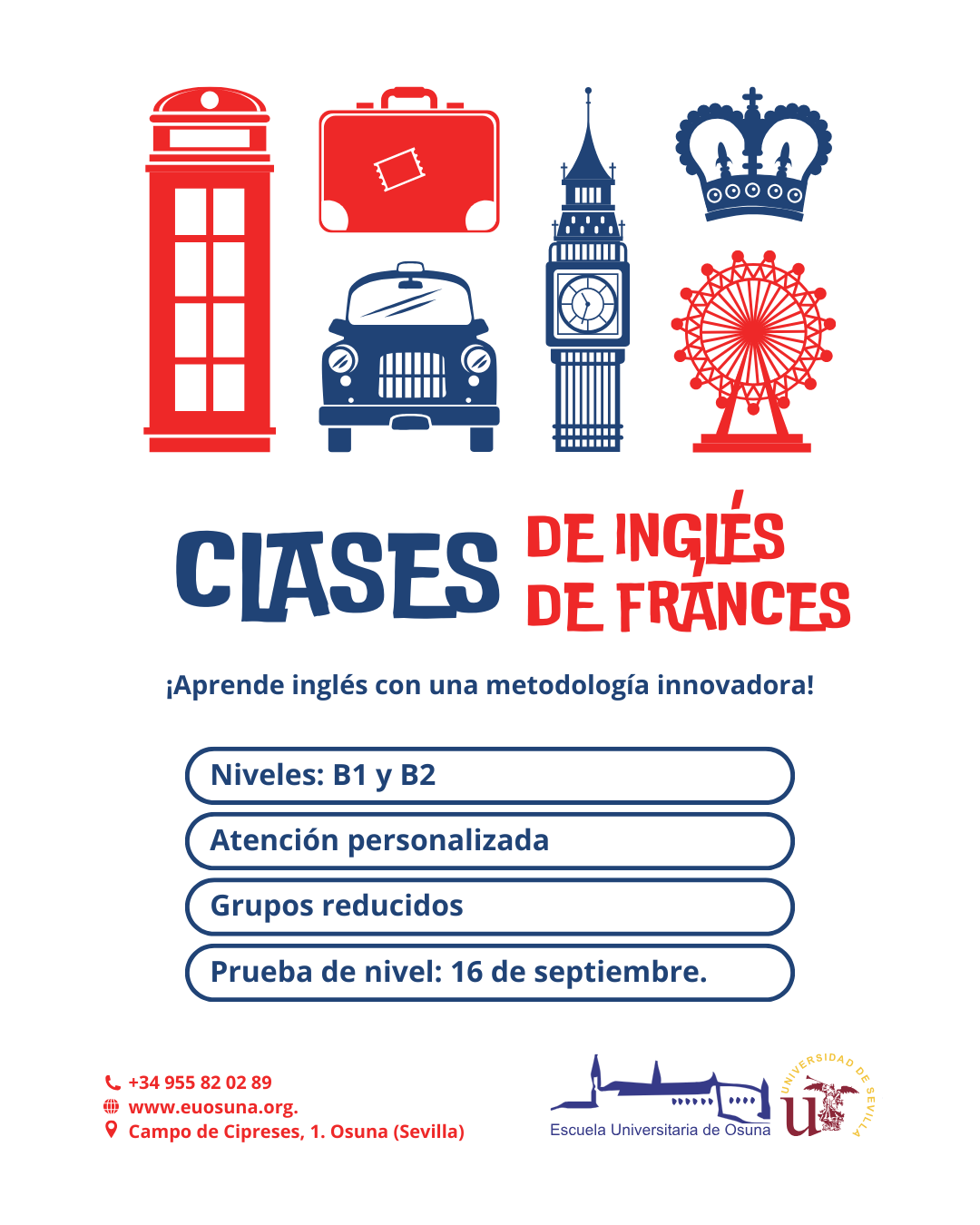 ¡Aprende idiomas con nosotros en la EUOsuna!